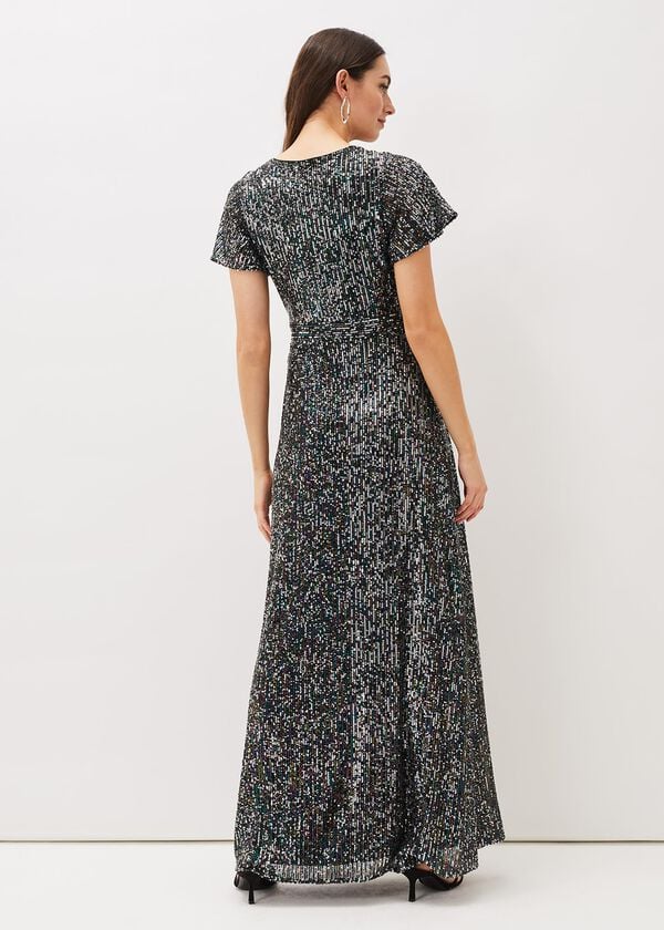 Phase Eight Amily Sequin Maxi Dress