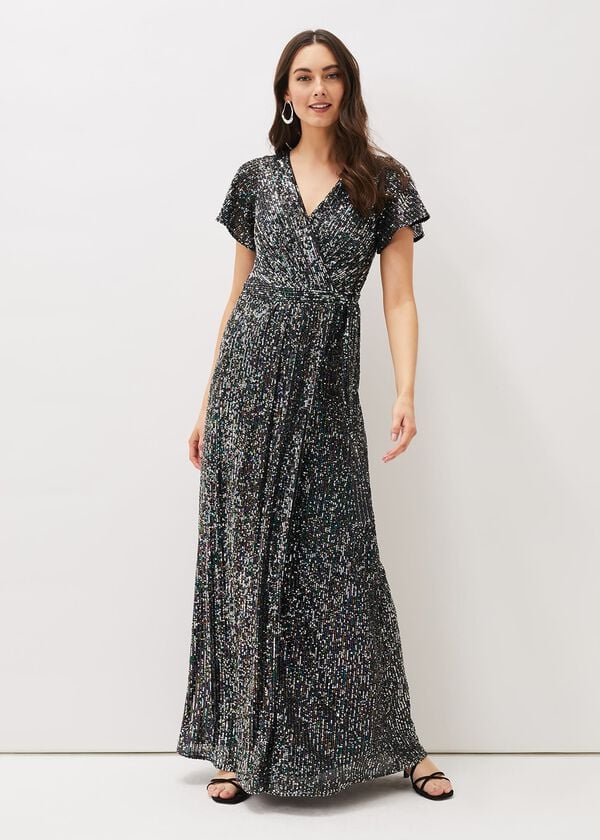 phase eight Amily Sequin Maxi Dress