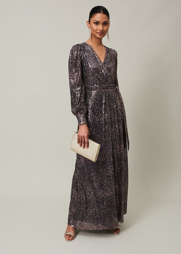 phase eight Amily Sequin Maxi Dress