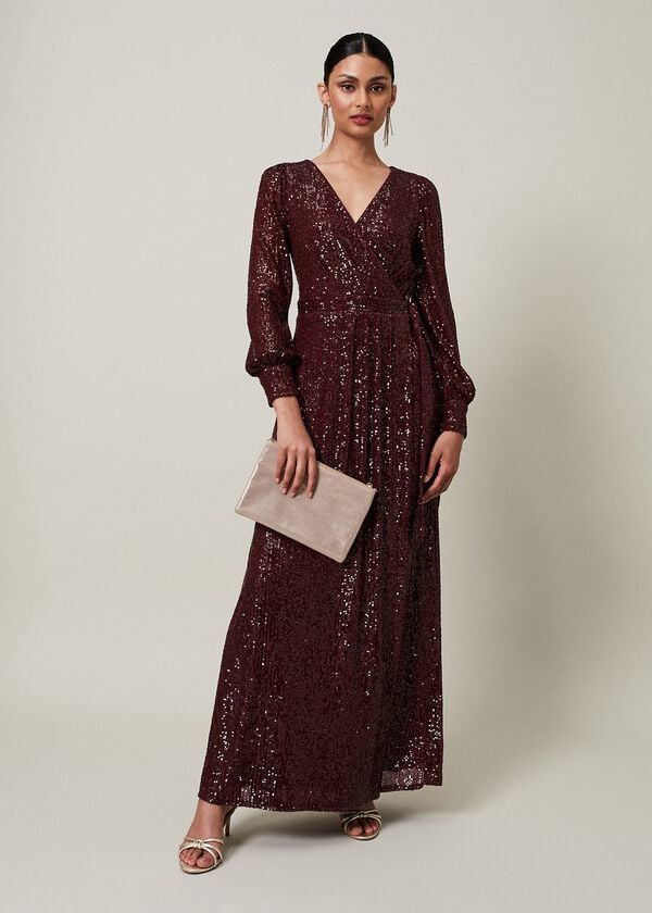 phase eight Amily Sequin Maxi Dress
