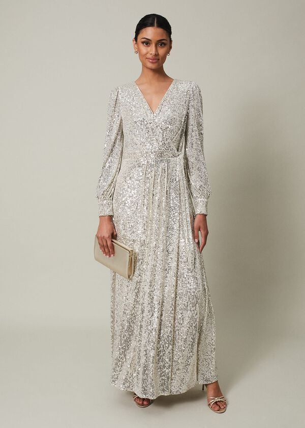 phase eight Amily Sequin Maxi Dress