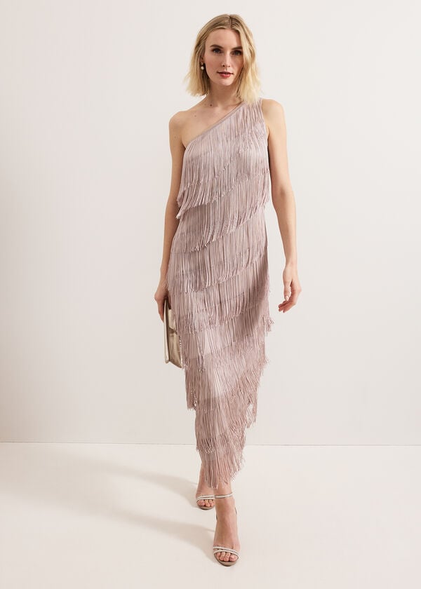 phase eight Amity Fringe Dress