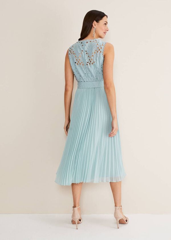 Phase Eight Amora Lace Bodice Midi Dress