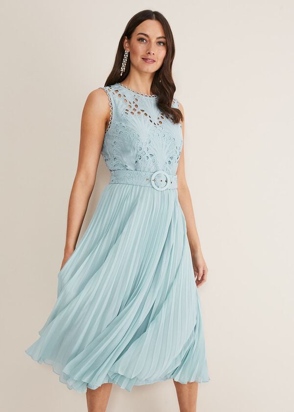 Phase Eight Amora Lace Bodice Midi Dress