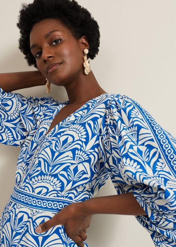 Phase Eight Amy Print V Neck Jumpsuit