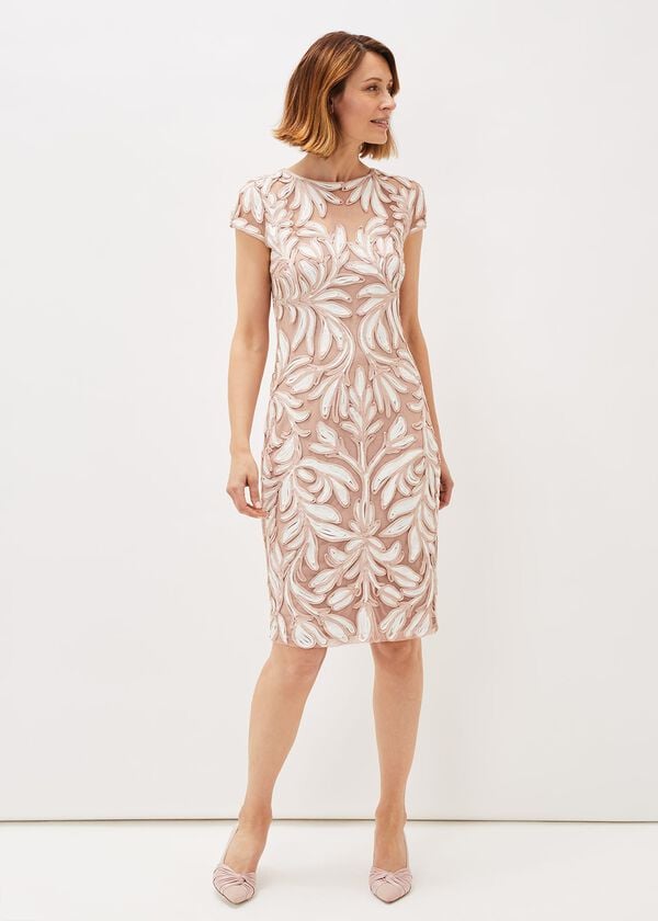 Phase Eight Anastasia Tapework Lace Dress