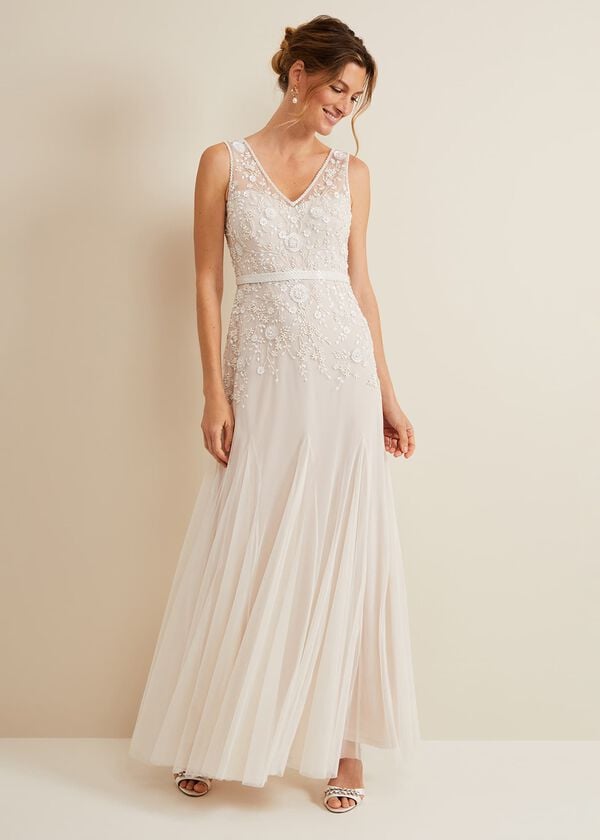 phase eight Annalise Beaded Wedding Dress