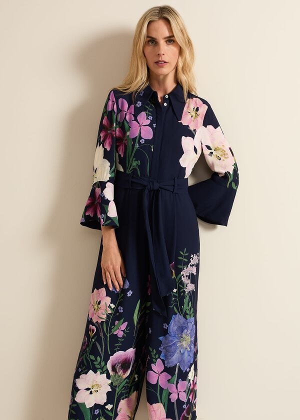 Phase Eight Annia Floral Print Jumpsuit