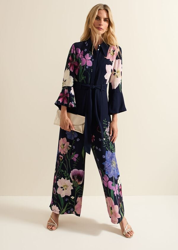 phase eight Annia Floral Print Jumpsuit