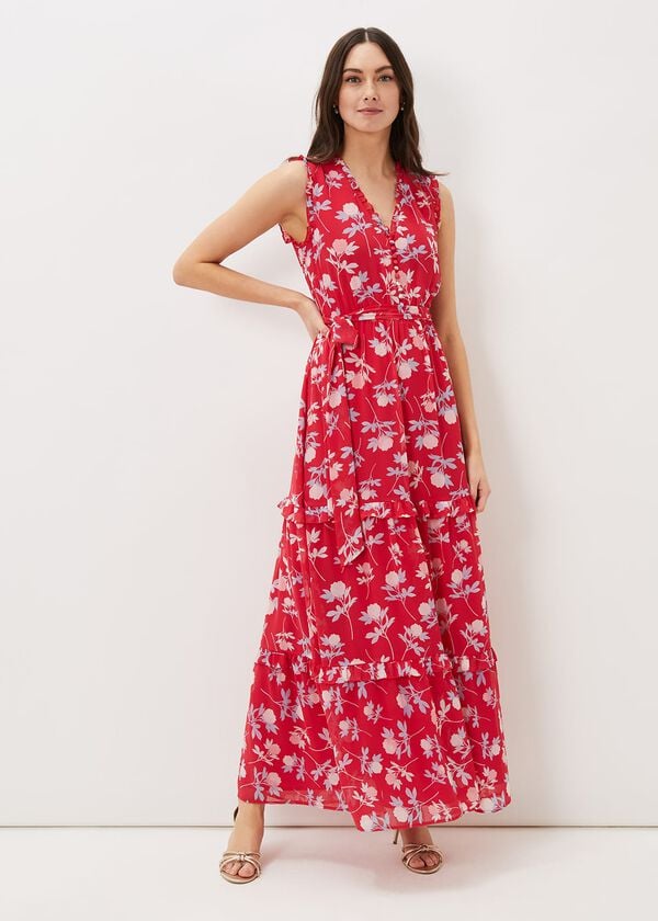 phase eight Antonella Floral Tiered Maxi Dress