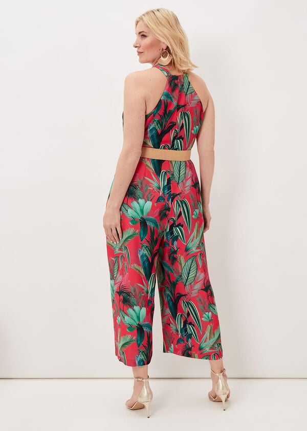 Phase Eight Antonia Palm Print Jumpsuit