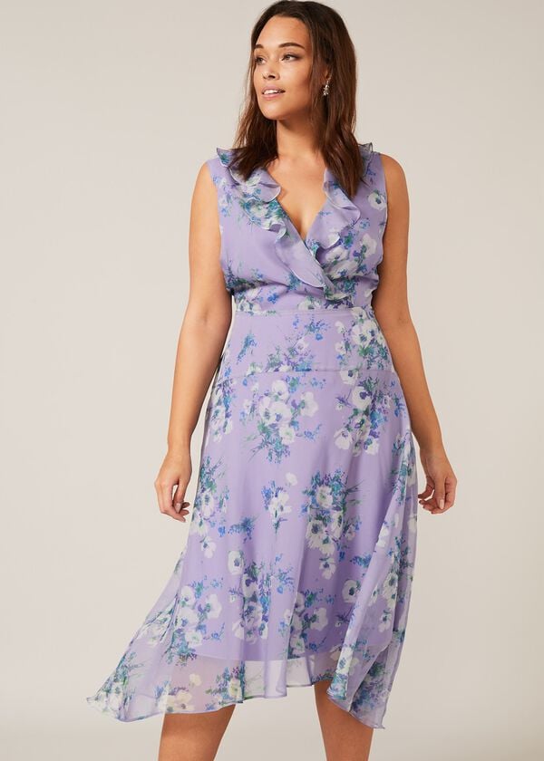 phase eight Anya Floral Frill Dress