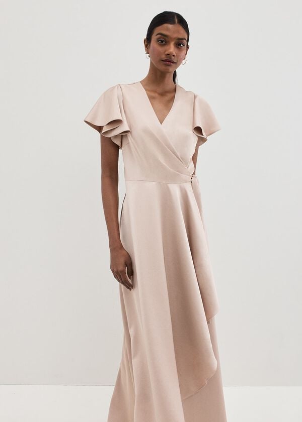 Phase Eight Arabella Satin Maxi Dress