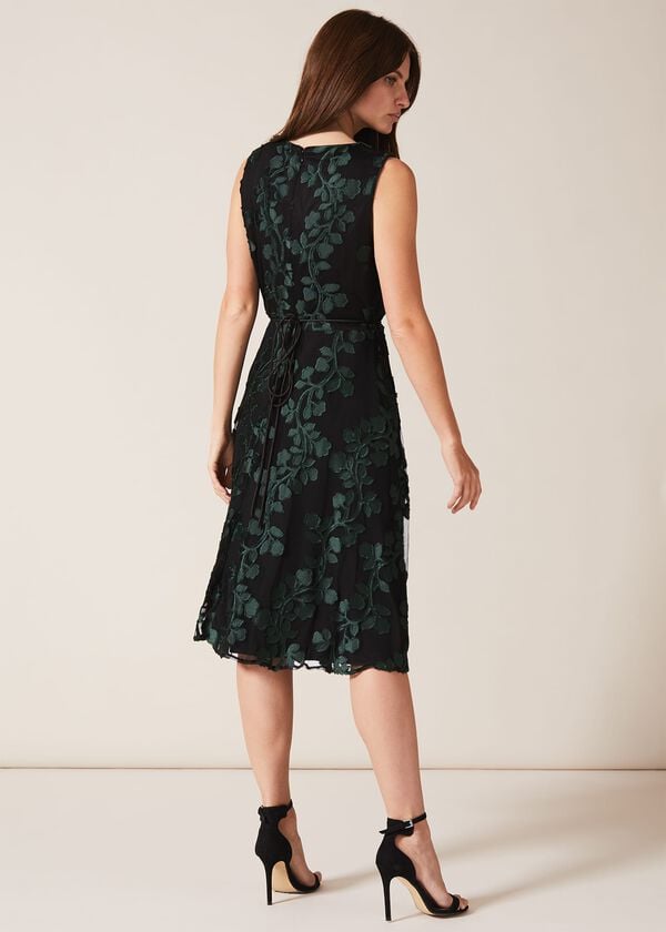 Phase Eight Ariana Clipped Jacquard Dress