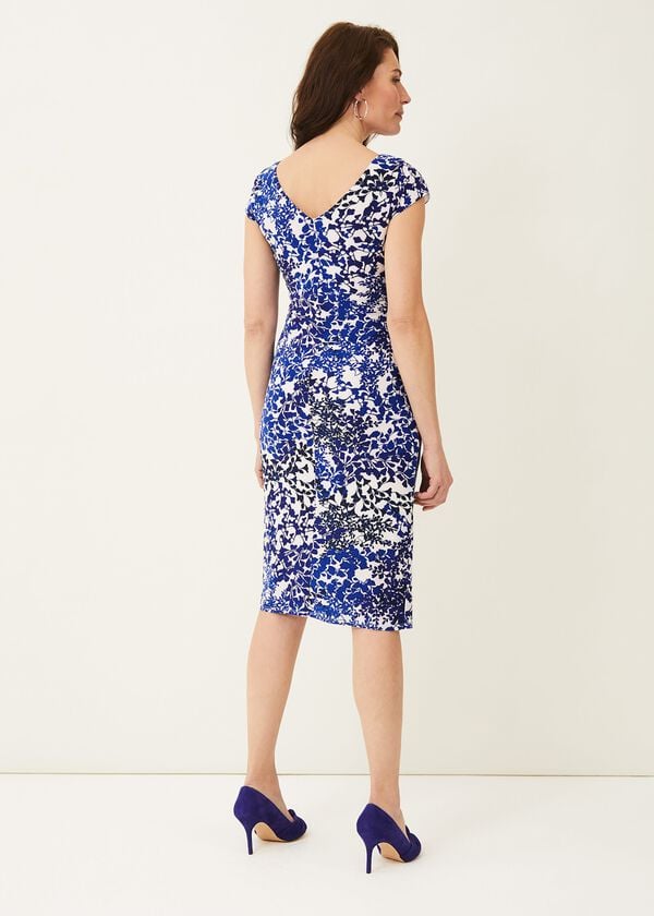 Phase Eight Arielle Contrast Print Jersey Dress