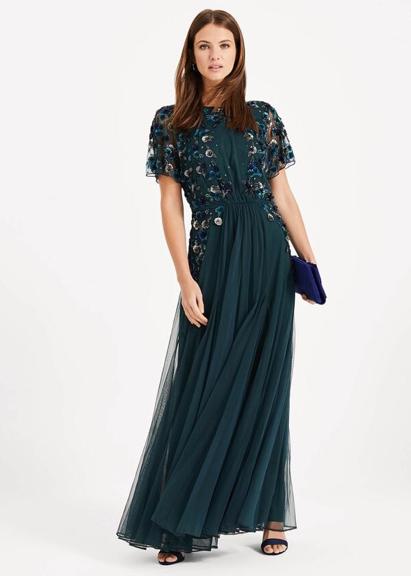 phase eight Arlette Beaded Maxi Dress