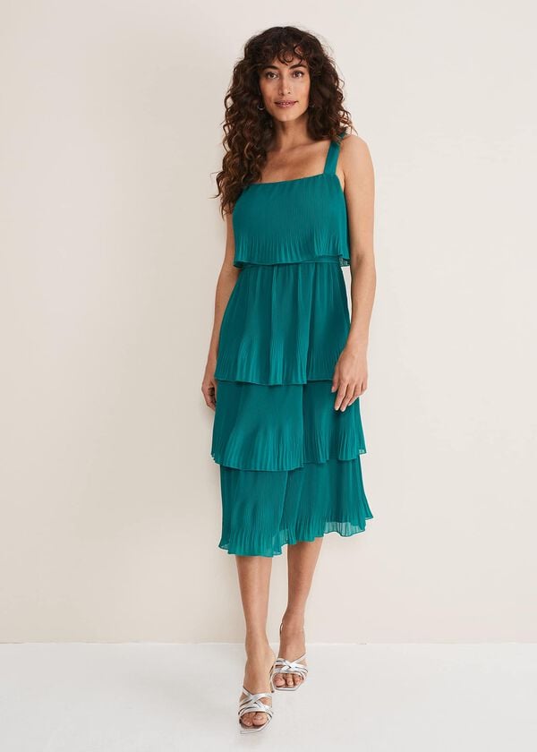 phase eight Arria Tiered Midi Dress