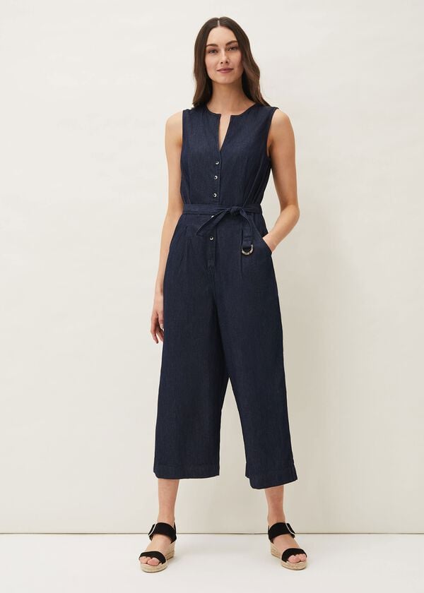 phase eight Arthura Denim Look Jumpsuit