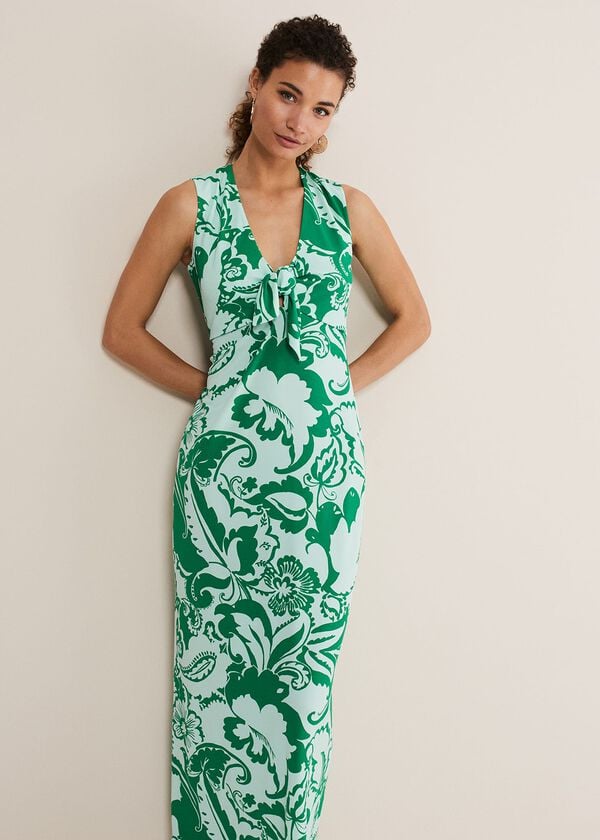 Phase Eight Asiya Paisley Jersey Maxi Dress