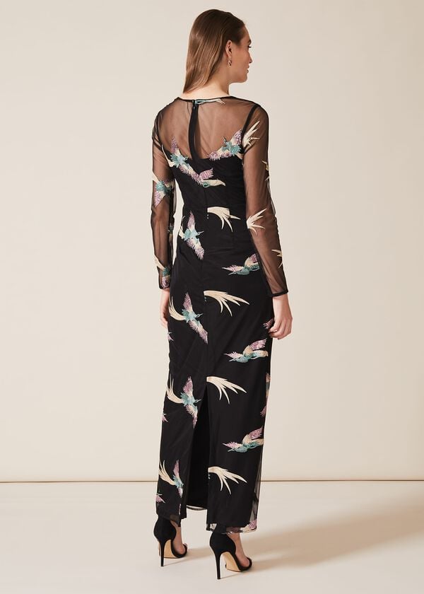 Phase Eight Astrid Embroidered Bird Dress