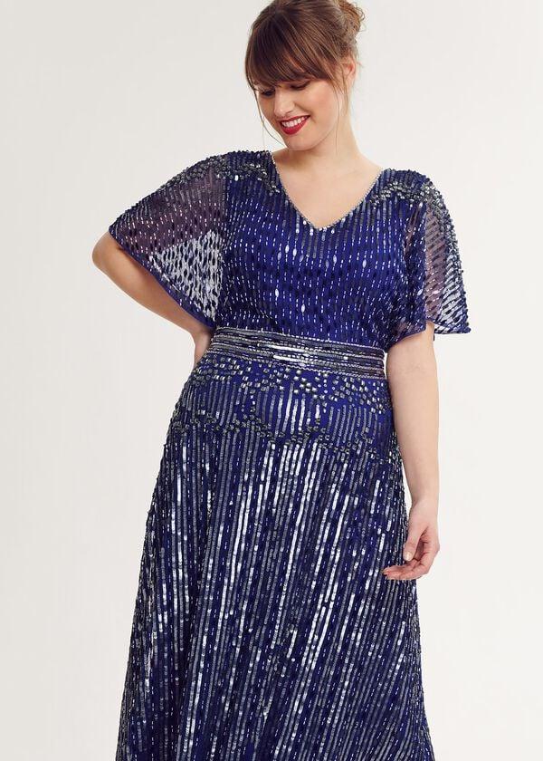 Phase Eight Athena Beaded Maxi Dress