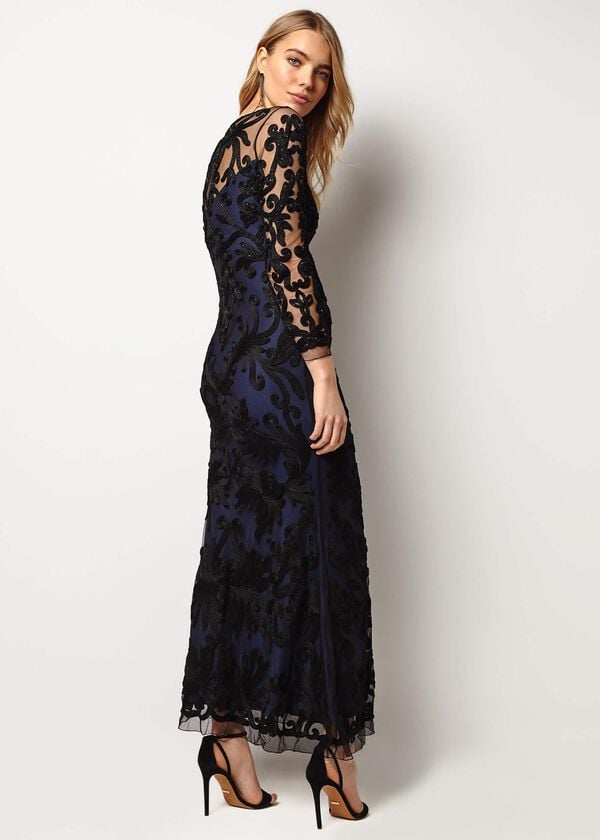 Phase Eight Aubree Tapework Lace Maxi Dress