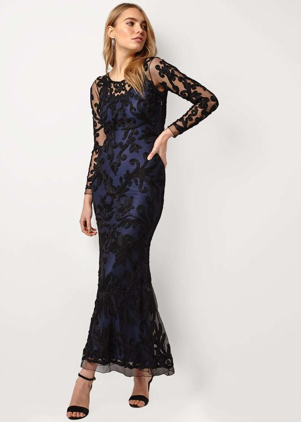 phase eight Aubree Tapework Lace Maxi Dress