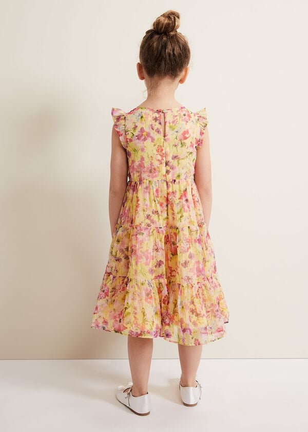 Phase Eight Aurora Print Shimmer Dress