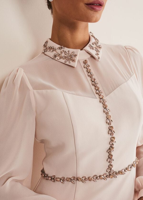 Phase Eight Avah Embellished Fitted Dress