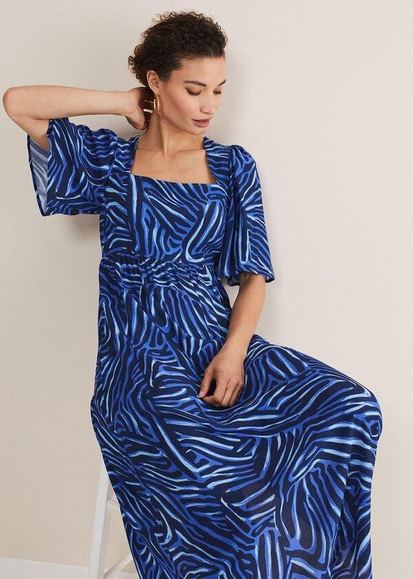 Phase Eight Ayesha Zebra Print Midi Dress