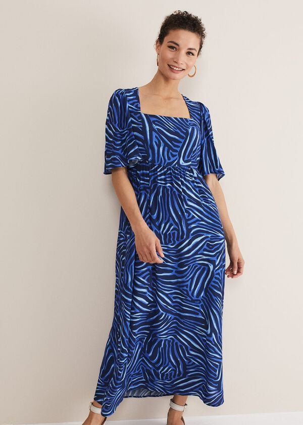 phase eight Ayesha Zebra Print Midi Dress