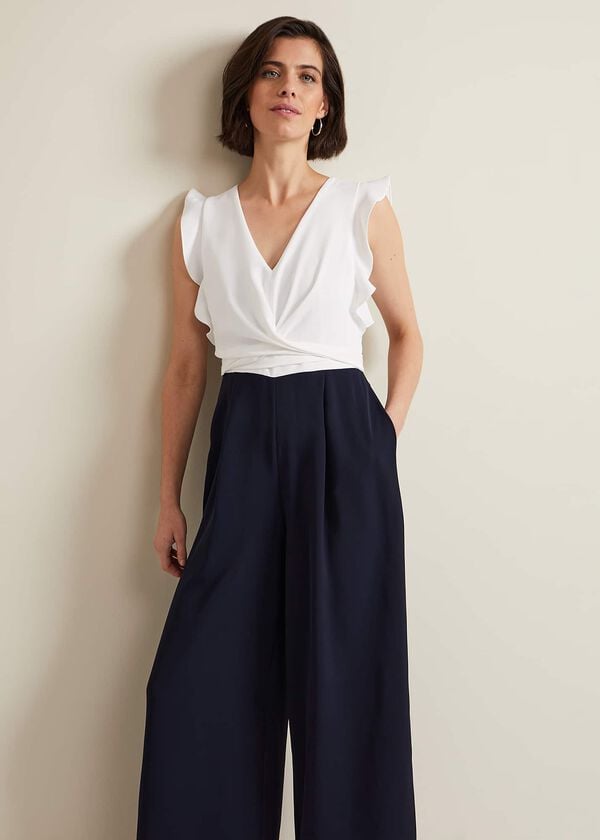 Phase Eight Ayla Ruffle Wrap Jumpsuit