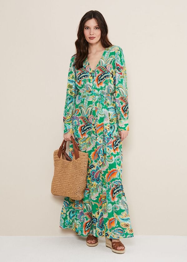 phase eight Azalia Paisley Maxi Dress