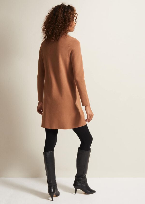 Phase Eight Azealia Fine Knit Tunic Mini Dress