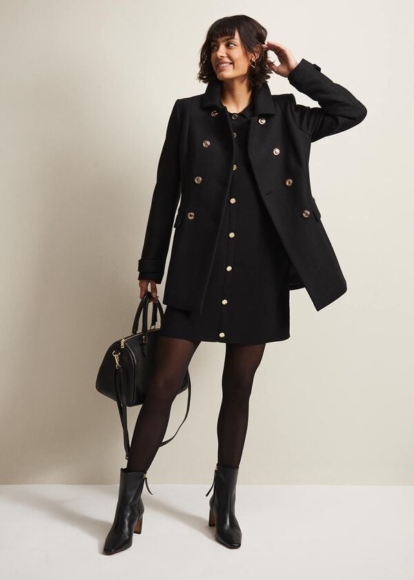 Phase Eight Azealia Fine Knit Tunic Mini Dress