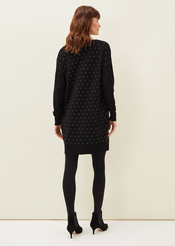 Phase Eight Bailie Studded Knit Dress