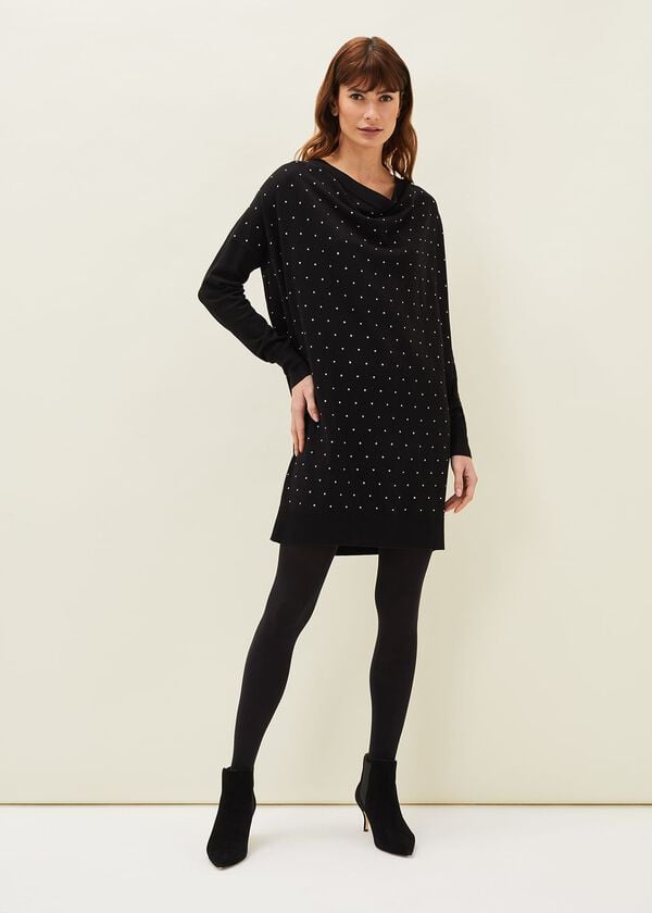 Phase Eight Bailie Studded Knit Dress