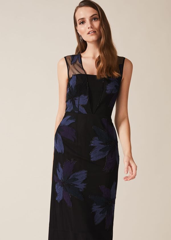 Phase Eight Barbara Applique Floral Dress