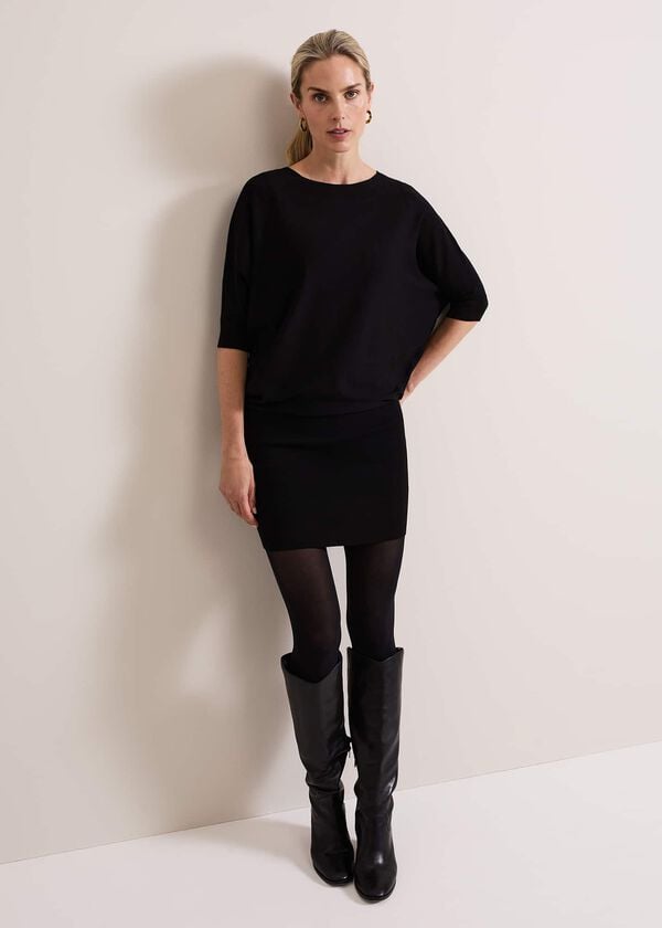 Phase Eight Becca Batwing Knitted Dress