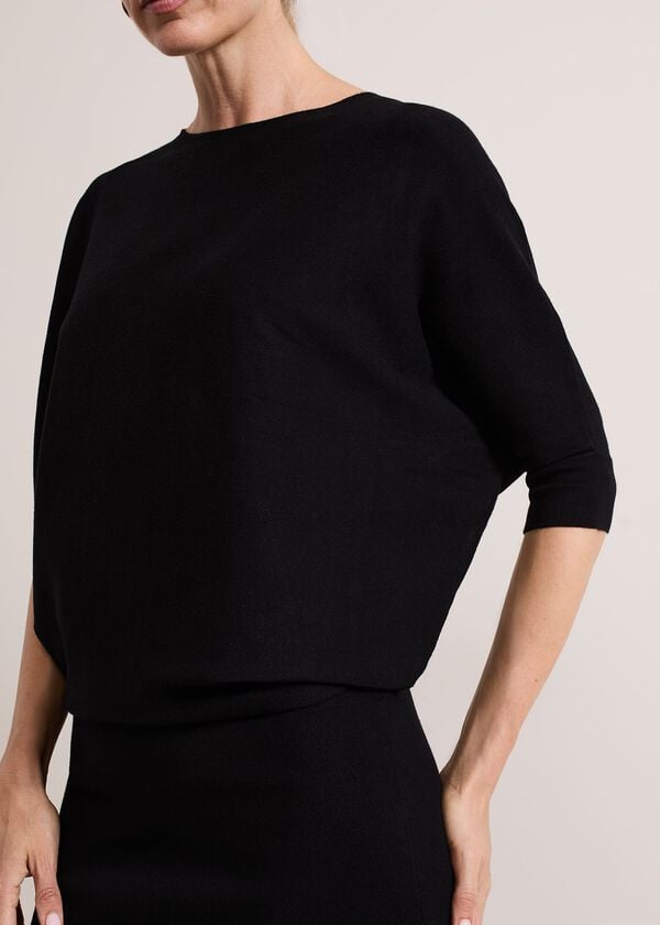 Phase Eight Becca Batwing Knitted Dress