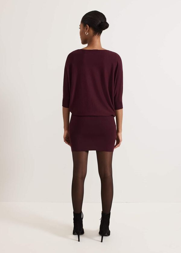 Phase Eight Becca Batwing Knitted Dress