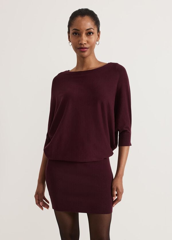 phase eight Becca Batwing Knitted Dress