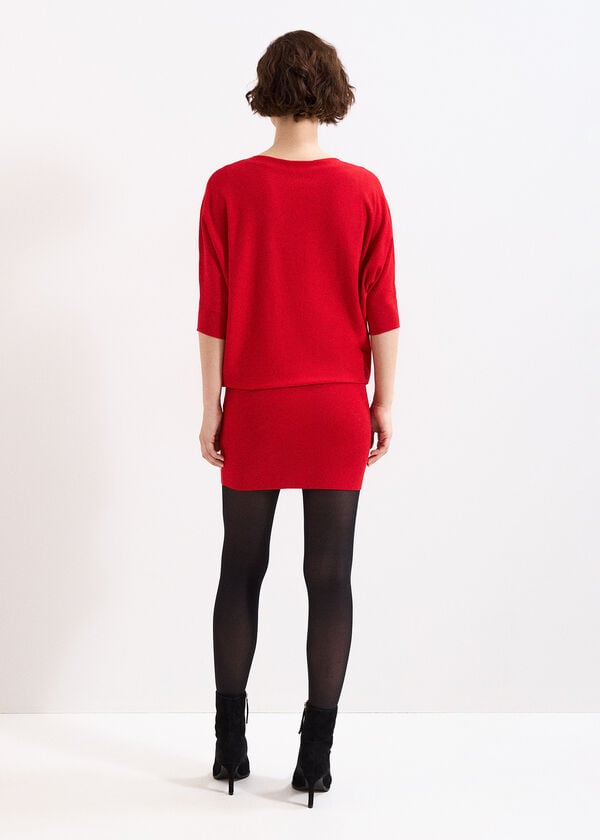Phase Eight Becca Batwing Knitted Dress
