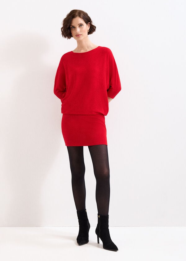 Phase Eight Becca Batwing Knitted Dress