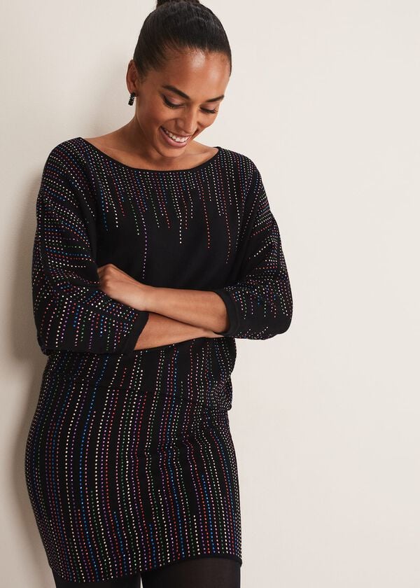 Phase Eight Becca Batwing Knitted Dress