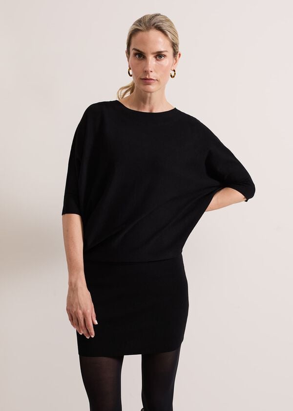 phase eight Becca Batwing Knitted Dress