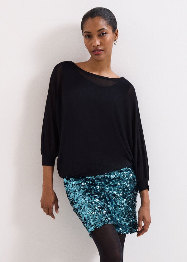 phase eight Becca Batwing Sequin Dress