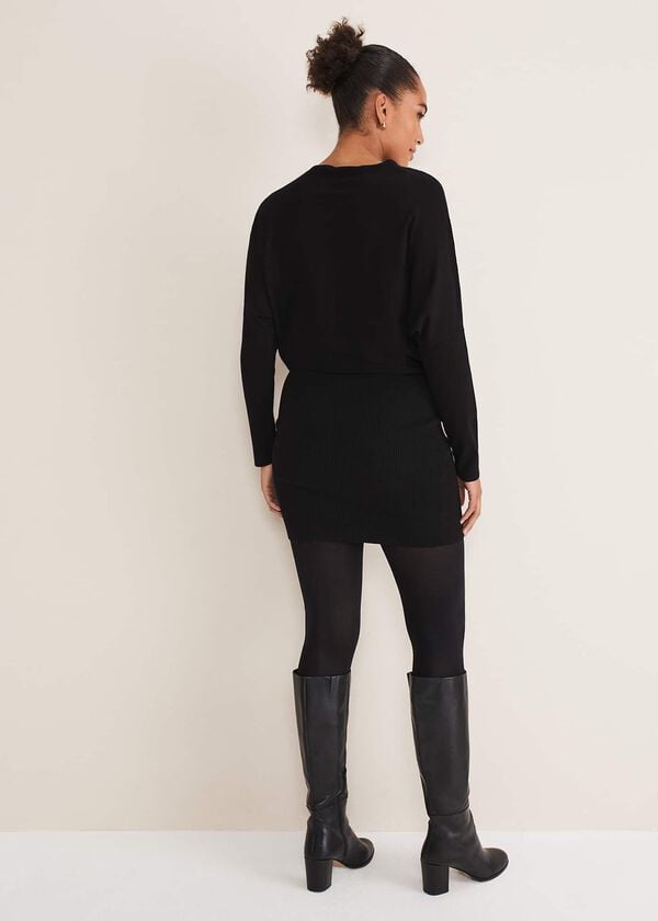 Phase Eight Becca Zip Neck Detail Dress