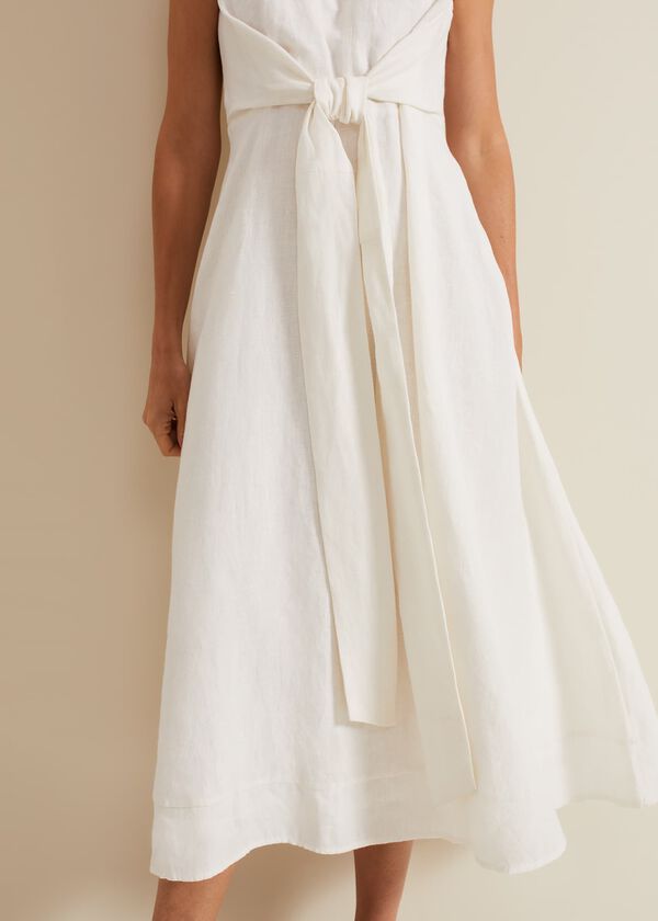 Phase Eight Becky Tie Front Midi Dress