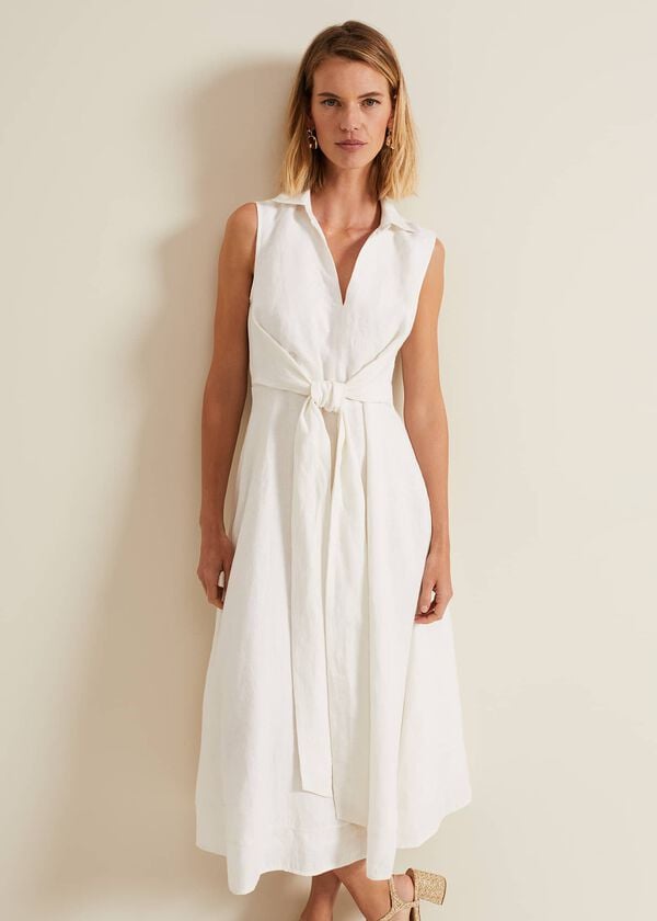 phase eight Becky Tie Front Midi Dress